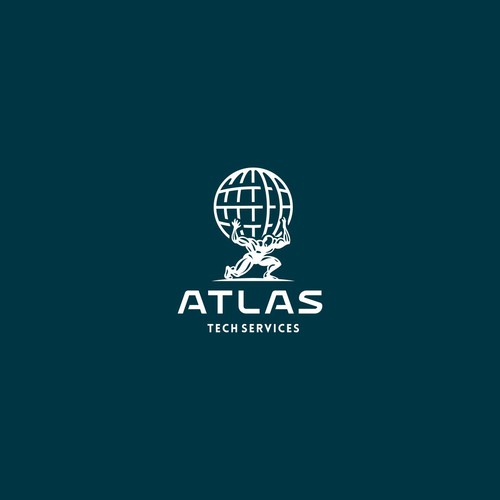 Guaranteed-  Create a logo and branding concept for Atlas Tech Services Design by Rumah Lebah