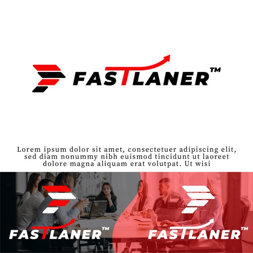 Logo + Brand for Fastlaner™ Design by Med-hj