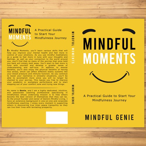 Catchy book cover design for my mindful meditation book. Design by D sign Master