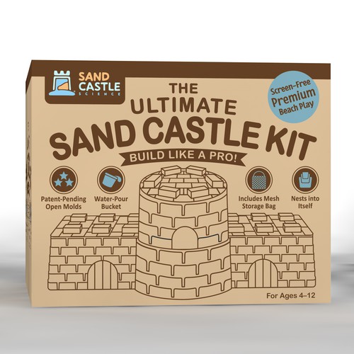 Designs | Design the Box for the Ultimate Sand Castle Toy | Product ...