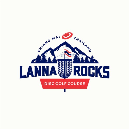 Logo Design for the gorgeous - Lanna Rocks Disc Golf Course - in Chiang Mai Thailand Design by Rozak Ifandi