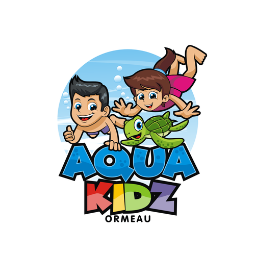 Diseño de Learn to swim for 3 month olds up to squad level swimming. Focus on fun and young children/babies de .m.i.a.