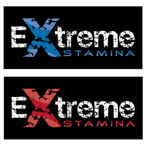 Men's "Extreme Stamina" Product needs EDGY logo/header!