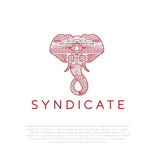Syndicate Group needs a beautiful elephant logo to represent our brand Design by Michael San Diego CA