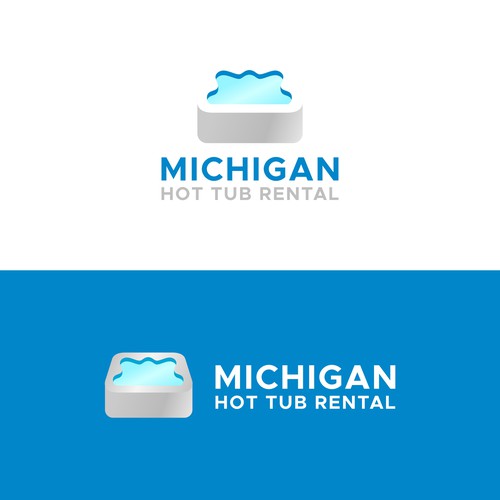 Michigan Hot Tub Rental Logo Design Contest Design by ekhodgm