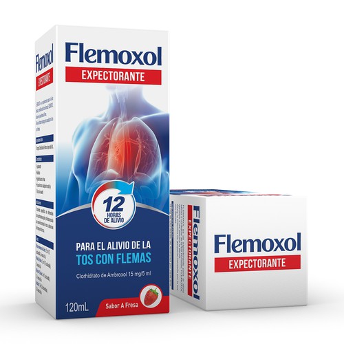 Llamativo empaque para FLEMOXOL Design by FreshApple@Michelle