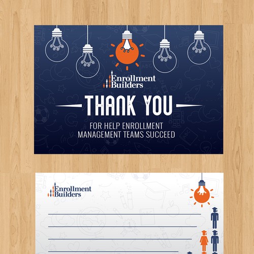 Design a thank you card for us to send to clients using our ad creative as inspiration Design von Graphics House