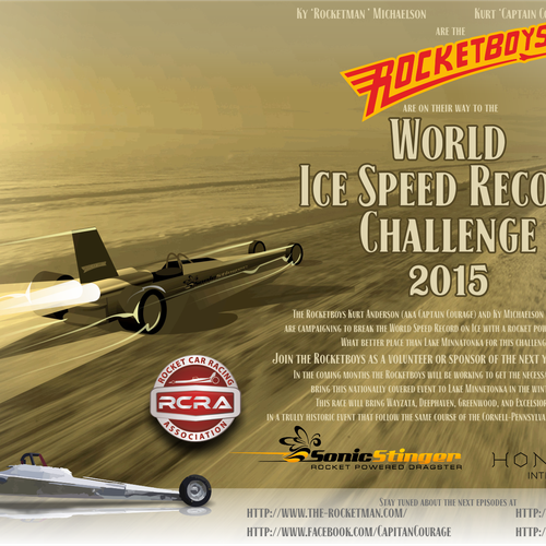 Create event poster for World Record Speed Event! Design by YLD Concepts