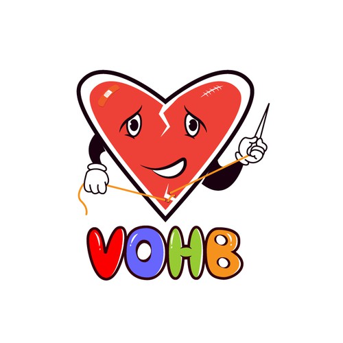 Broken Heart logo Ontwerp door VBK Studio