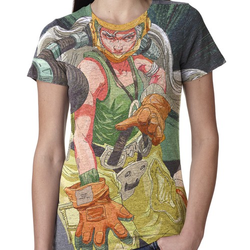 Illustrate a Sci-Fi girl, take over the universe! Design by Desert Monkeys