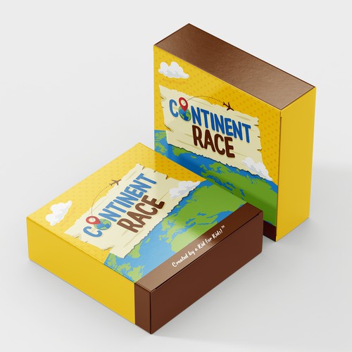 Continent Race - Kids Game -  Learn about the World! Ontwerp door Mrs Design ♥