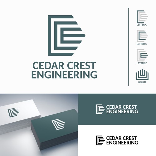 Design a Modern layered logo for a civil engineering company Design by Zzoe Iggi