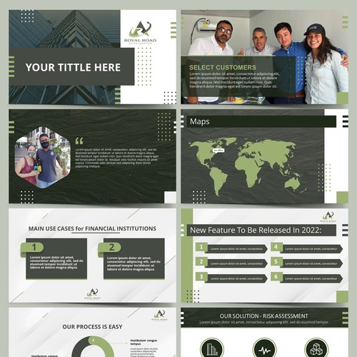 Help us help poor rural communities by providing a simple and stunning powerpoint template Design by Sai side