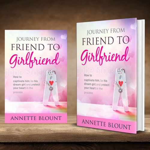 Design a book cover that is fun and playful to help single women experience love beyond friendship Design by praveen007