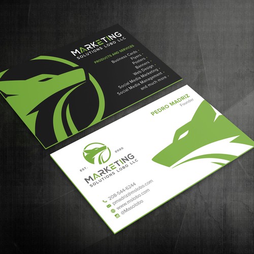 Marketing Solutions Business Card Design Design by Felix SH
