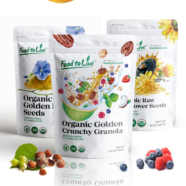 Cruncy granola packaging design