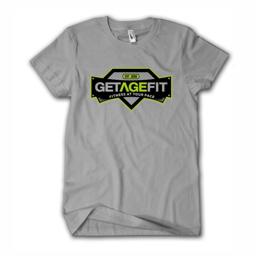 Create Bold, Dynamic Design for Get Age Fit Concierge Studio Apparel Ontwerp door JasmoroGraphic