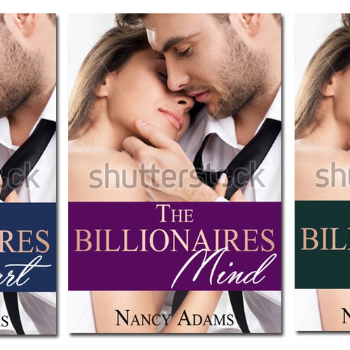 Create Appealing Romance Cover for New Billionaire Romance Trilogy! Design by LSDdesign