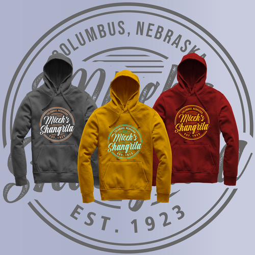 Retro hoodie illustration design for family owned bar Design by Ardi90