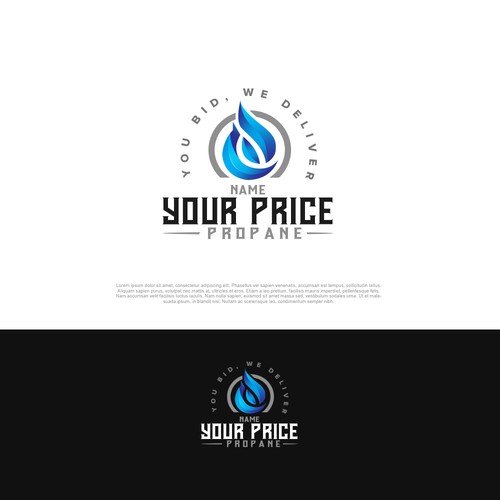 we need a design that will grab the eye for ordering propane and propane pricing. Diseño de pixelgrapiks