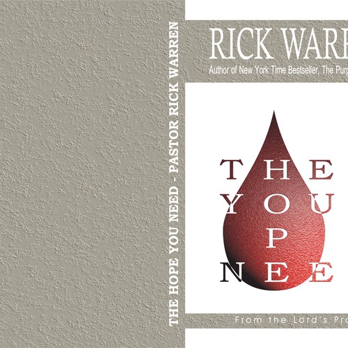 Design Rick Warren's New Book Cover Diseño de Arif Fachrudin