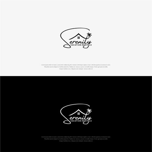 New Vacation home rentals logo for our Airbnb! Design by Salmafina
