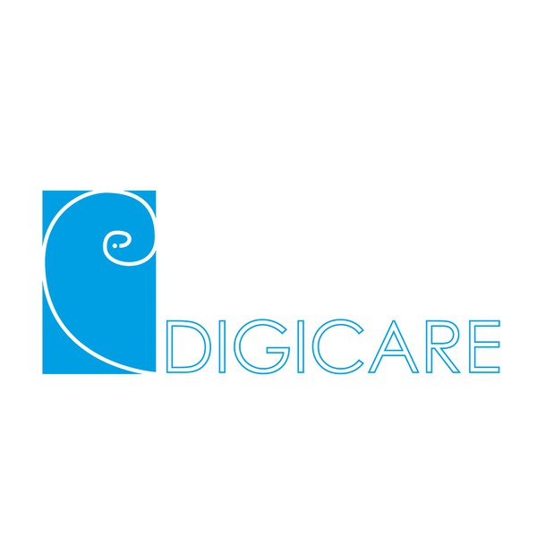 Design by Manuel_Lucas titled "Ein Unternehmen, das häusliche Pflege durch digitale Tools vereinfacht, beschleunigt und modernisiert."