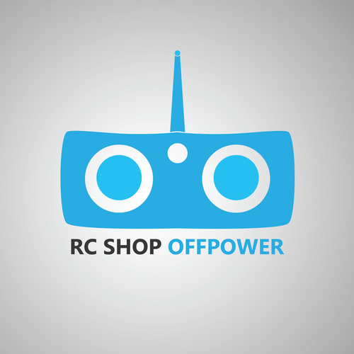 Cool and Refined Logo needed for RC SHOP OFFPOWER / RC SHOP OFFPOWERのために洗練されてカッコイイと感じられるロゴをデザインしてください。