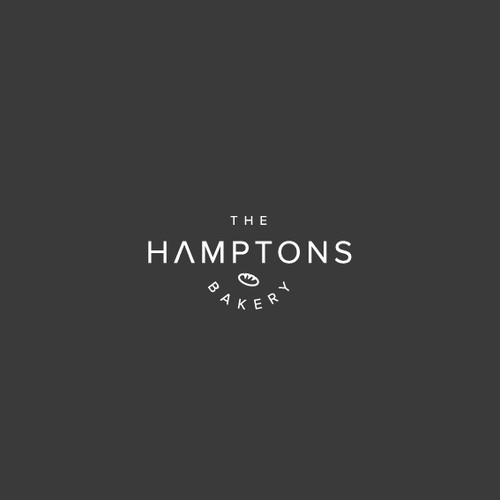 The Hamptons Bakery Logo Design by Lucky.Design