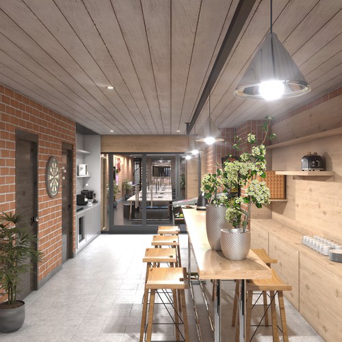 Office design for software development company Design by BenTō.