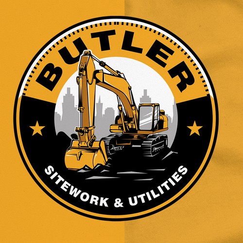 Sitework & Utility Construction Logo/Mascot Brand Identity Pack Réalisé par sarvsar