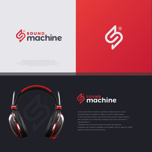 SOUND MACHINE, an audio company, needs a Professional Logo that stands out! Diseño de Lah-dee-dah