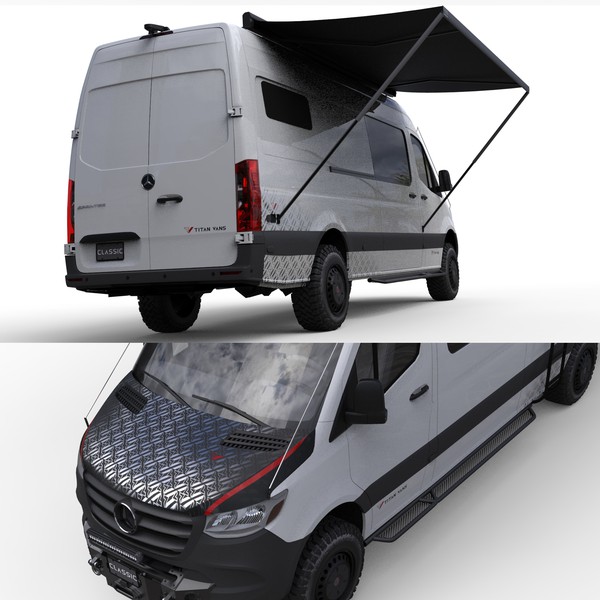 Design realizzato da Andrei Sandu intitolato "Van wrap - Titan Vans"