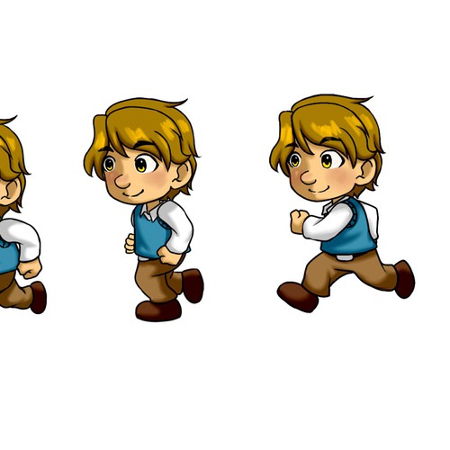 Design Sprite Sheet for Puzzle-Adventure Game Character! Design by lucidmoon