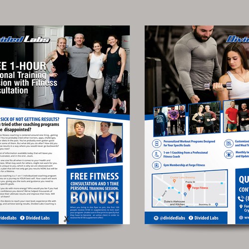 Personal Training Flyer : r/design_critiques