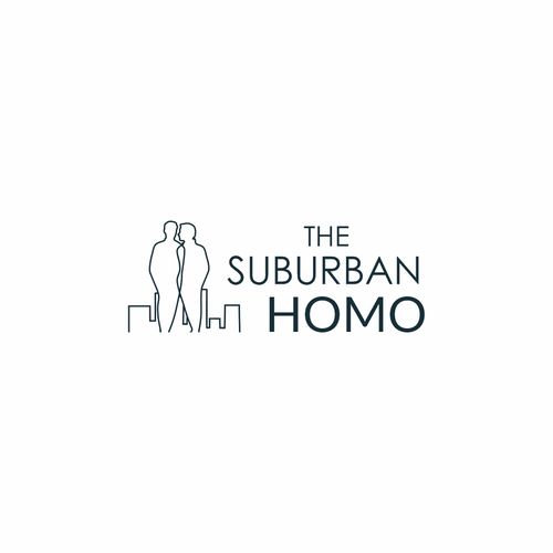 logo for lifestyle site of a thirty-something gay guy living in the burbs Design by Ok Lis