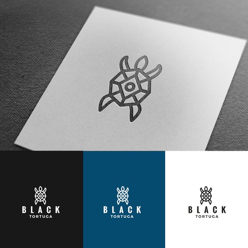 Design a Black Sea Turtle logo with a sail or sailboat somehow included in the image of a turtle Design by zsuka