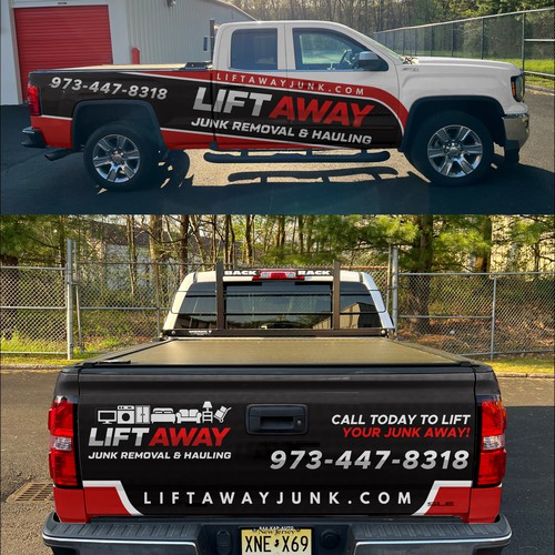 Cool Truck Wrap for Junk Removal Business Design by dnite