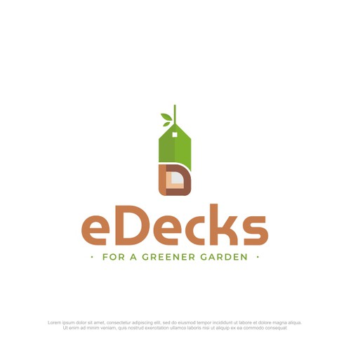 in need of powerful modern logo for nationwide decking company Design von opiq98