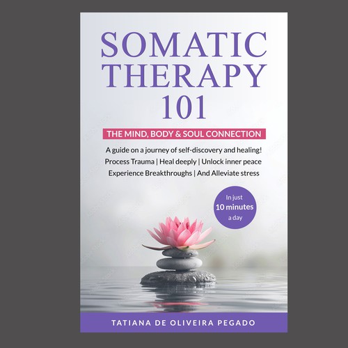 Beautiful & powerful book cover with a lotus flower design Design by 99_master