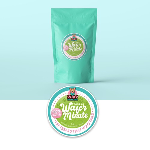 Ruby Rhubarb new product Labels Design by bangstudio