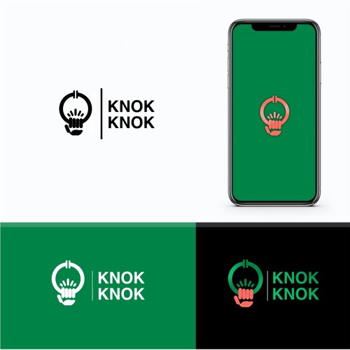 New Social Property Search App Logo NEEDED! Knok Knok Design by N C L R