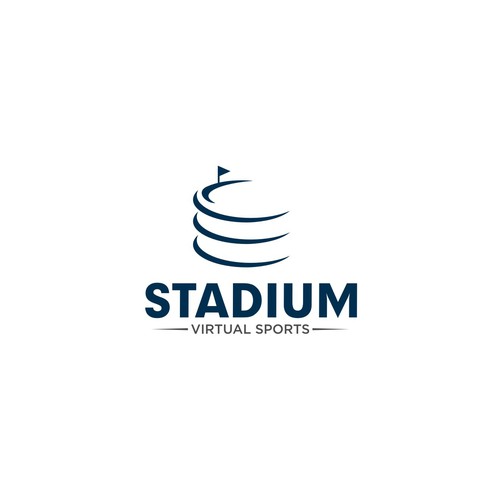 "Stadium Virtual Sports" Formal Logo Design Design by djong celebes
