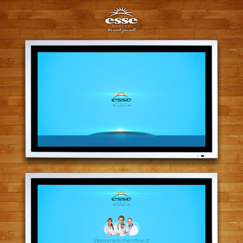 Designing a Digital Sign Template for Esse Health's new Digital Signage Project Design by Exariva