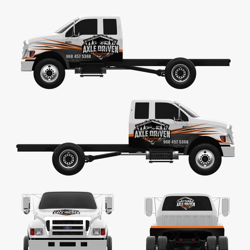 Bold Tow Truck Wrap Design by Logicainfo ♥