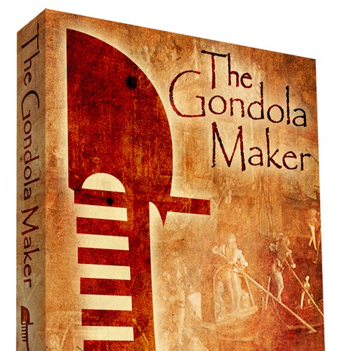 Book cover for The Gondola Maker: A novel set in 16th-century Venice Design by Pq.1