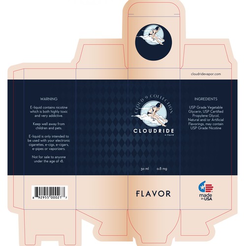 Designs | A beautiful box and bottle label for our e-liquid brand ...