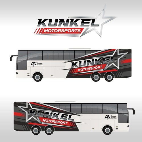 Motorsport Design für Teambus Design by NB Grafix