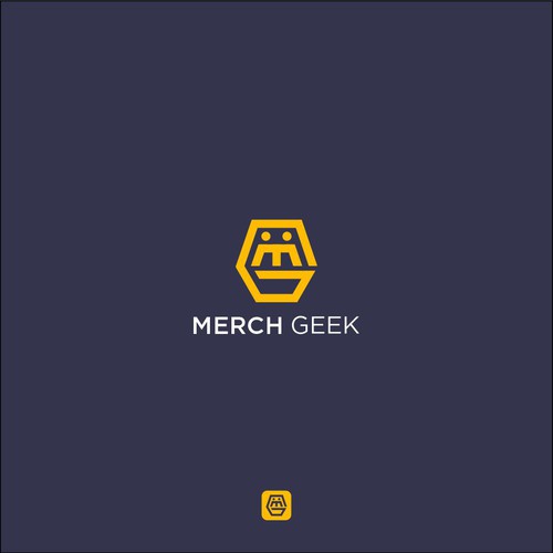 Merch Geek needs a new logo! Design by BirdFish Designs