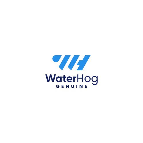 WaterHog Logo Design by _barna